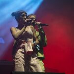 Muéveloreina, durante su actuación el pasado viernes en el Bilbao BBK Live