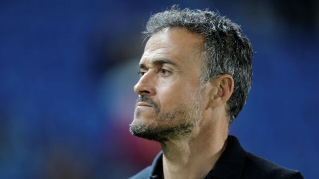 Luis Enrique, ya exseleccionador nacional de fútbol.