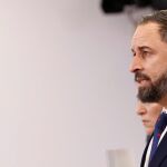 El líder de Vox, Santiago Abascal