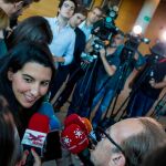 Rocío Monasterio hoy en la Asamblea de Madrid / Alberto R. Roldán