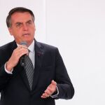 Jair Bolsonaro durante el Día de los Soldados