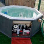 Imagen del jacuzzi en el que murió la menor