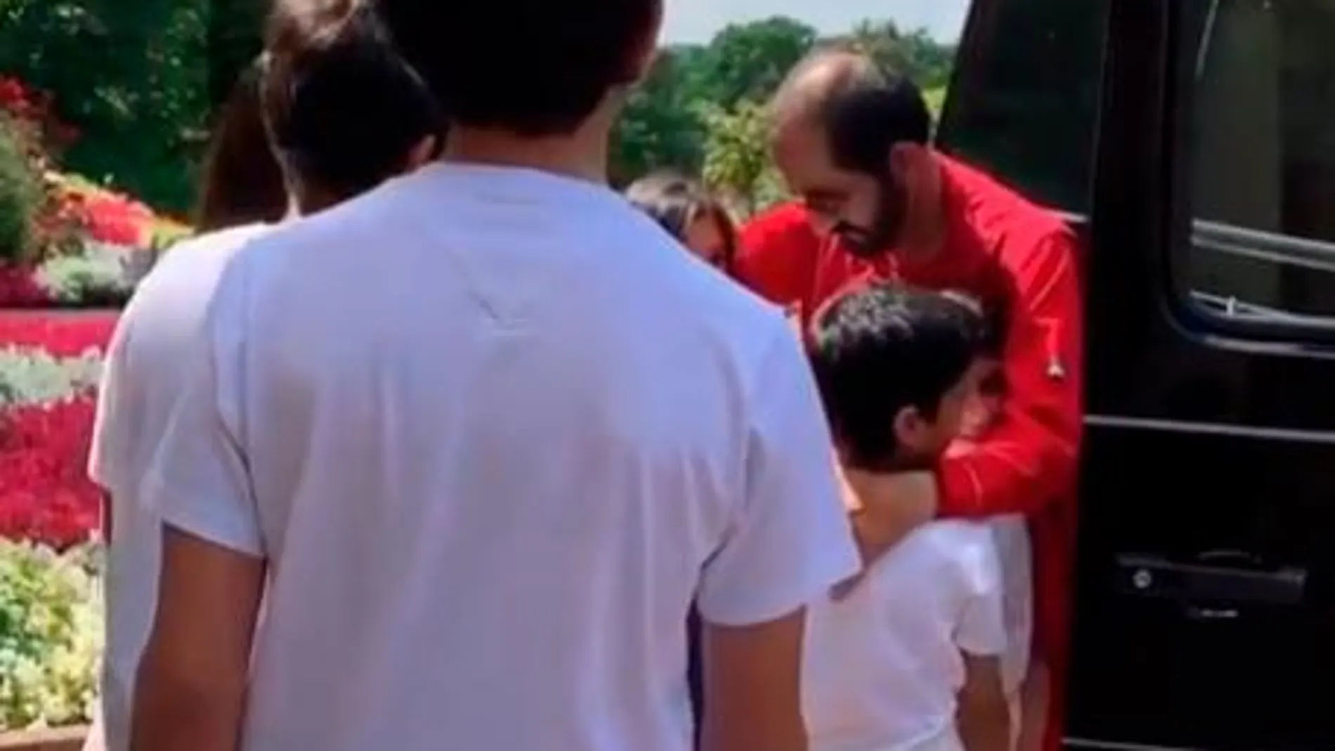 Imagen del vídeo de Fazza difundido en Instagram