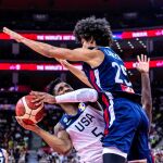 Donovan Mitchell y Estados Unidos se estrellaron contra Francia