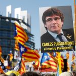 La ANC organizó una manifestación en las calles de Estrasburgo