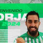 El flamante fichaje verdiblanco Borja Iglesias / Foto: La Razón
