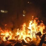 Imagen de los altercados de esta semana en Barcelona