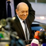 El Ministro de Asuntos Exteriores francés, Jean - Yves Le Drian