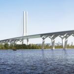 El Puente de Champlain representa una de las principales rutas de intercambio comercial entre Estados Unidos y Canadá