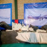 Restos del dron derribado por Irán