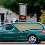 Un coche fúnebre llega al Valle de los Caidos/Foto: Ep