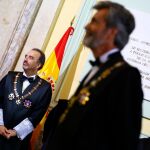 El presidente del Tribunal Supremo, Carlos Lesmes. (Foto: Cipriano Pastrano)