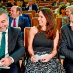 De izda. a dcha., los galardonados Carlos Alsina, Ana Núñez-Milara y Xavier Más de Xàxa