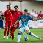 Saponjic remata a portería en el Memorial Jesús Gil