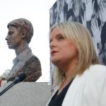 María del Mar Blanco en un acto en recuerdo de su hermano asesinado por ETA