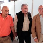 Carnero llega al Consejo Regional Agrario celebrado en Salamanca junto a Aurelio Pérez, Aurelio González y Donaciano Dujo