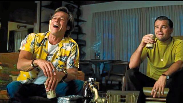 Brad Pitt y Leonardo DiCaprio son dos actores que tratan de sobrevivir en un Hollywood que ya apunta cambios