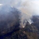 Situación del fuego en la tarde del martes