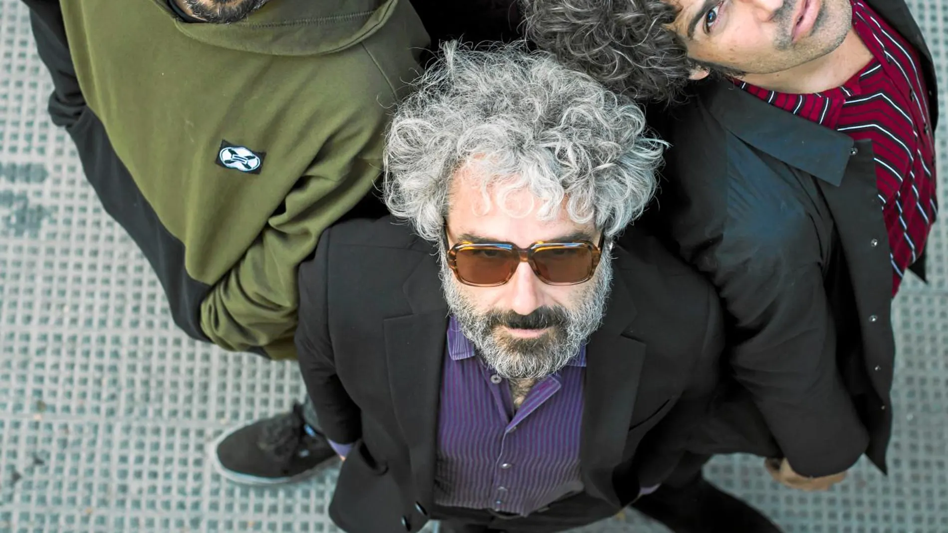 En el sentido de las agujas del reloj, Luis Rodríguez, César Verdú, Abraham Boba y Eduardo Baos