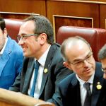 Los presos de JxCat en la sesión constitutiva del Congreso de los Diputados