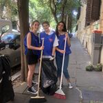 Estudiantes voluntarias en Roma