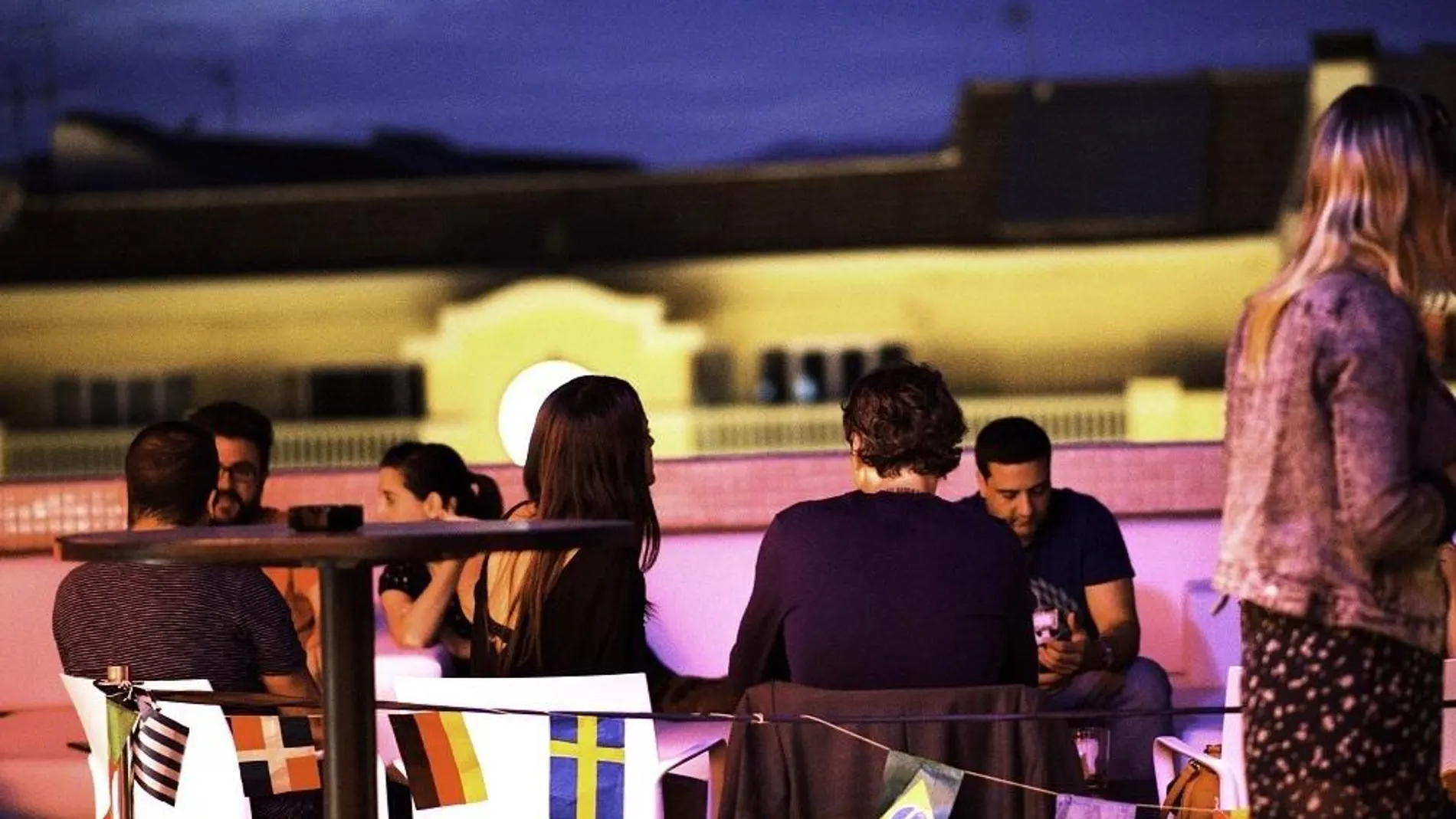 Terraza de un hotel de la Costa del Sol / La Razón