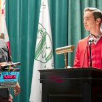 En la imagen, Ben Platt, el protagonista de la serie, durante el rodaje