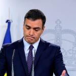 El presidente del Gobierno en funciones, Pedro Sánchez