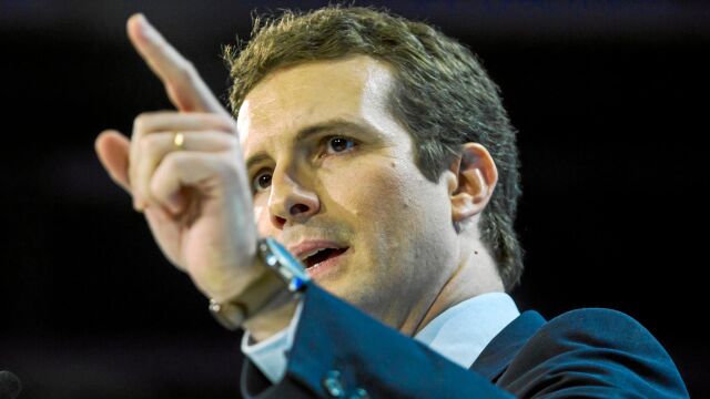 En su discurso, Casado combinará la crítica a lo que representa un nuevo Gobierno del PSOE con su «alternativa» y su programa de reformas. Foto: Alberto R. Roldán