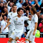 Álvaro Odriozola con el Real Madrid.