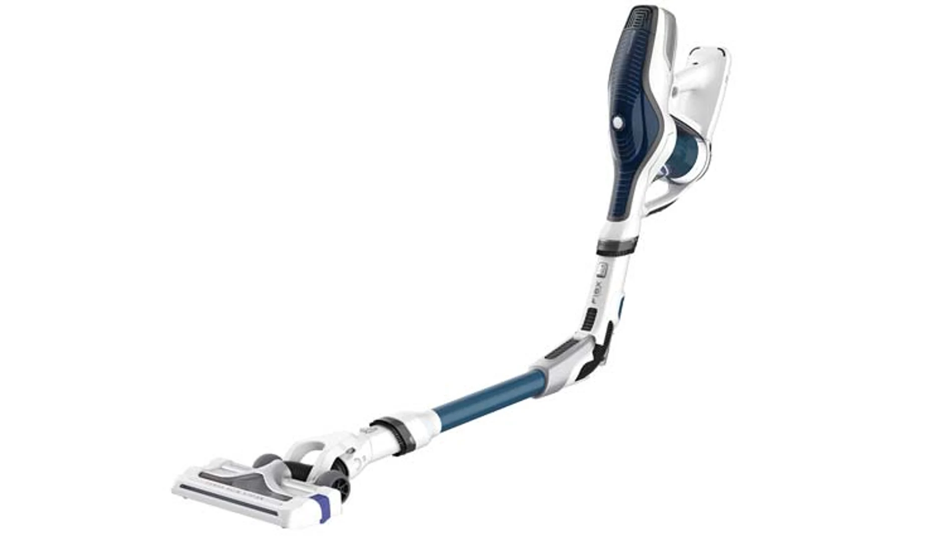 El tubo flexible y un potente motor facilitan la limpieza en lugares inaccesibles.