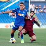 Fayçal Fajr con el Getafe.