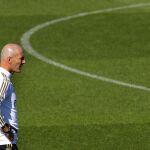 Zidane, en el entrenamiento