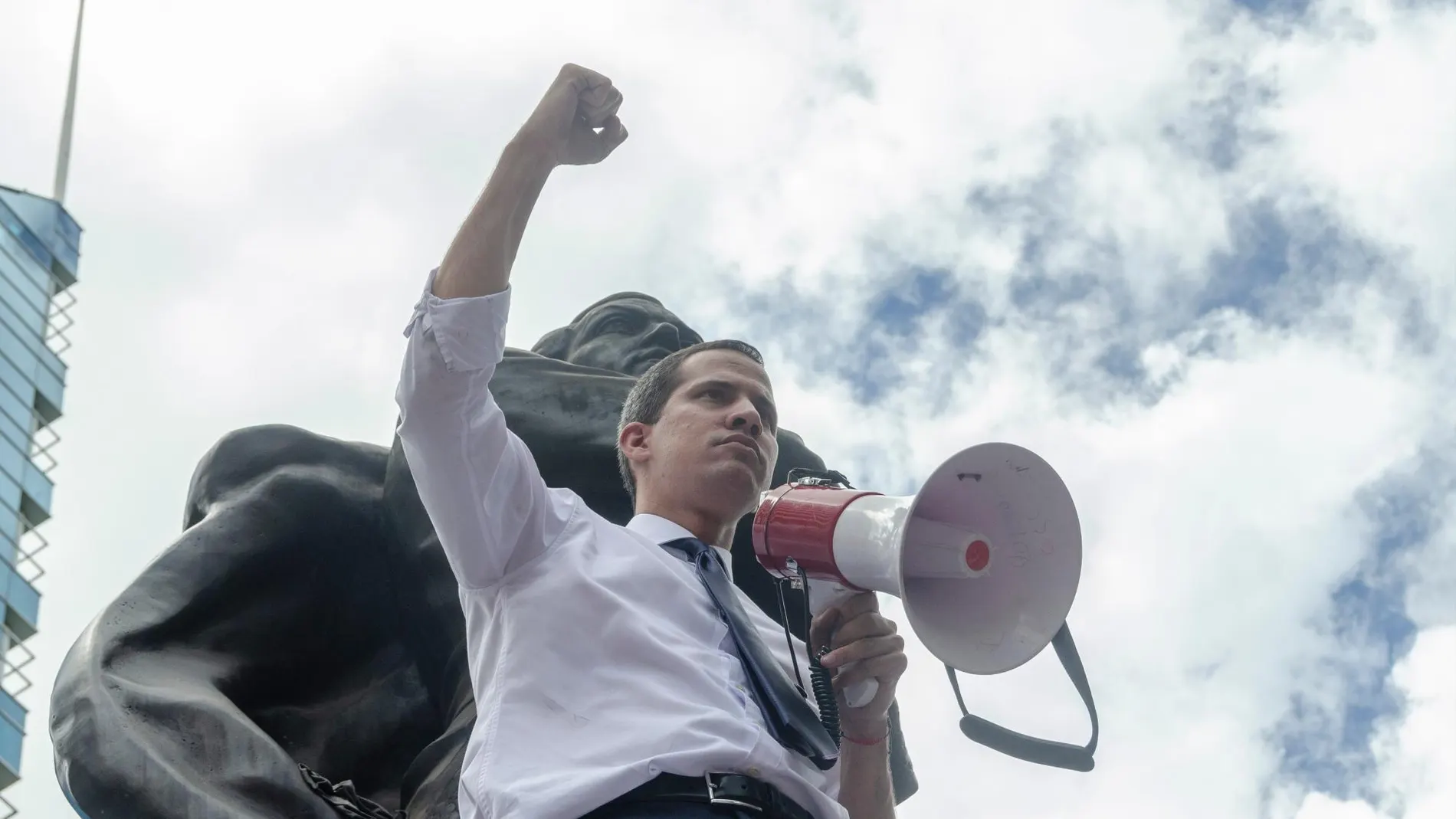 El presidente encargado de Venezuela, Juan Guaido, en una imagen de archivo