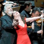 Plácido Domingo canta «Thaïs» con Ermonela Jaho en julio de 2018 en el teatro Real