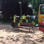 Efectivos de Samur acudieron al lugar del suceso