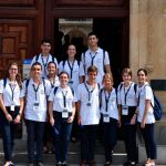 Algunos de los estudiantes seleccionados en el Programa Becas Europa
