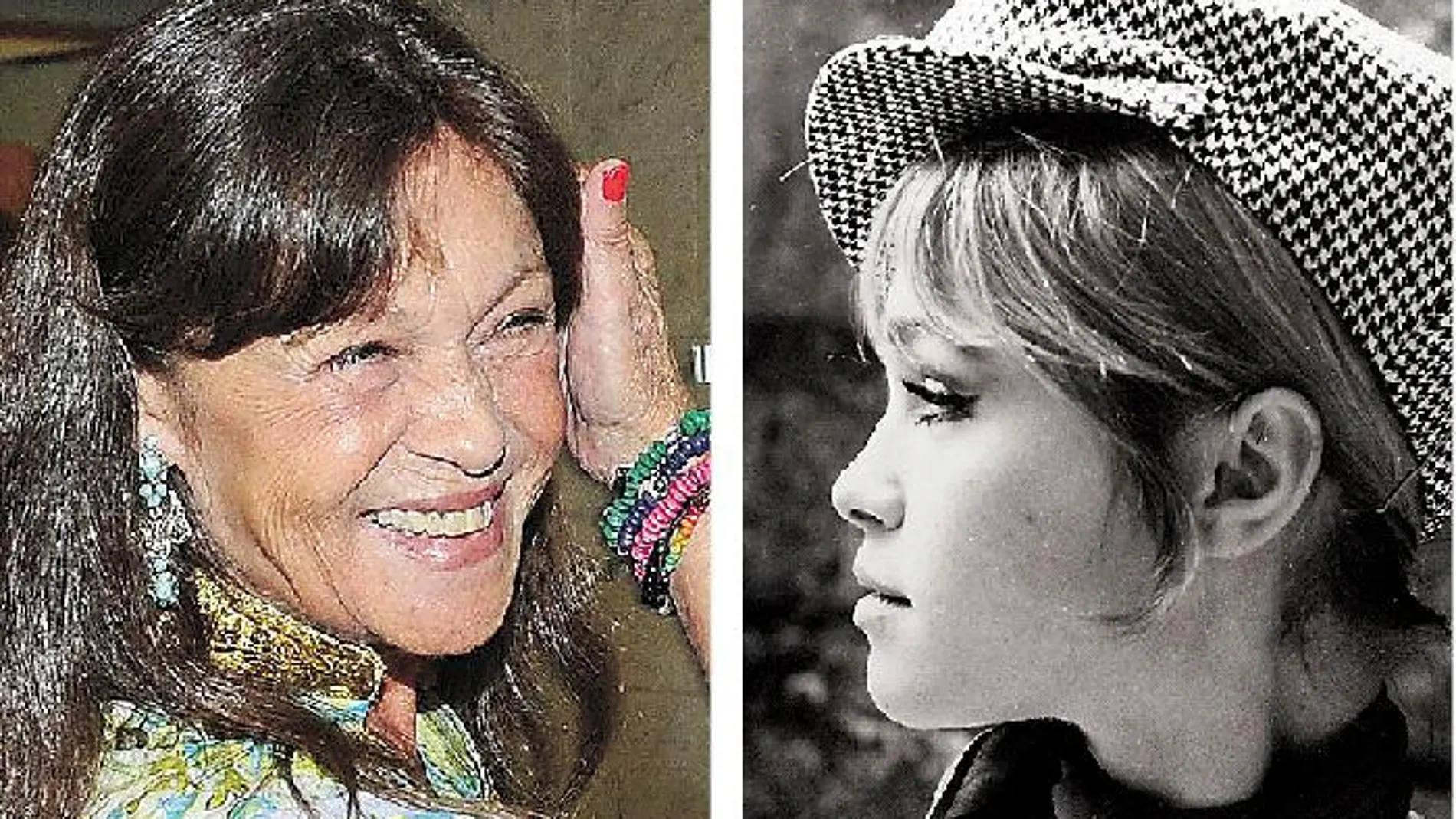 Más de tres décadas separan una imagen de la otra. A la izda., Pepa Flores en la actualidad y a la dcha., Marisol en una de sus películas