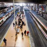 Estación de Cercanías de Puerta de Atocha, en Madrid. (Foto: Luis Díaz)