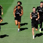 Hazard, James, Bale, en el entrenamiento
