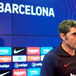 Valverde, en la conferencia de Prensa