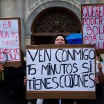 En la imagen, una protesta feminista