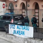 La Guardia Civil en la localidad navarra de Alsasua/Efe