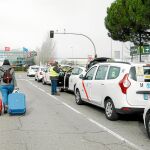 La huelga del taxi del pasado enero ha incidido con fuerza en los resultados semestrales. Foto: Jesús G. Feria