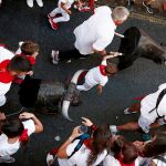 Imagen del encierro infantil de Pamplona