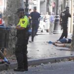 Imagen del día del atentado de Las Ramblas de Barcelona, el 17 de agosto de 2017