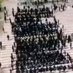 Imagen aérea de un campo de reeducación chino
