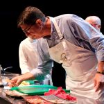 El vicepresidente de la Junta de Andalucía, Juan Marín, ayer en un acto gastronómico en Sevilla / Foto: La Razón
