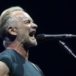 Sting, durante un concierto en Budapest (Hungría)