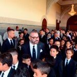 Fotografía facilitada por el Palacio Real de Marruecos con motivo del 20º aniversario del reinado de Mohamed Mohamed VI/ EFE